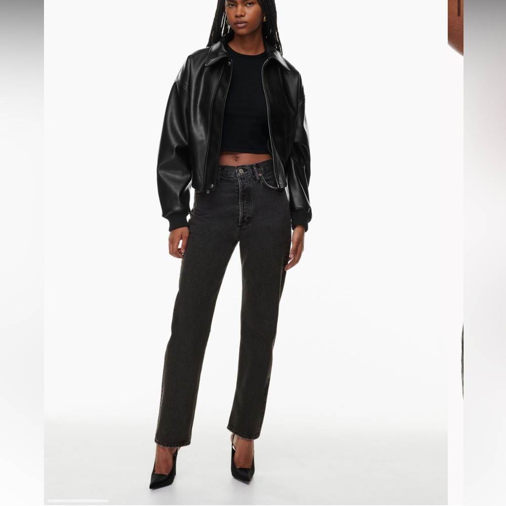 Agolde 90s Pinch Waist Jean in Black Tea